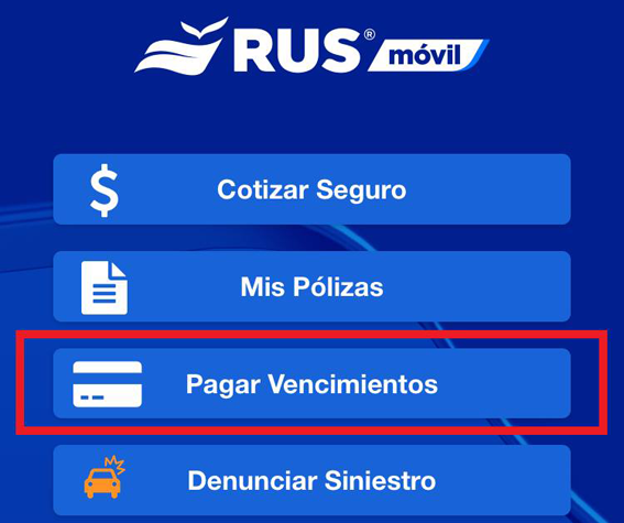 RUS presenta su botón de pago en su App RUS Móvil