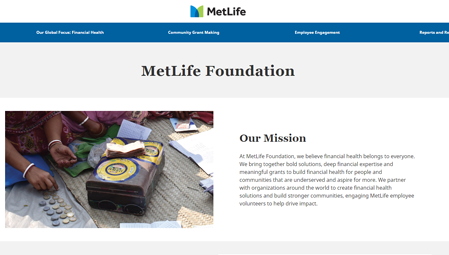 MetLife Foundation destinará USD100.000 para financiar startups que promueven la salud financiera