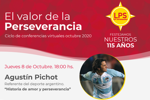 Agustín Pichot hablará de una “Historia de amor y perseverancia” en “El Valor de la Perseverancia”