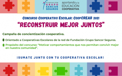 Lanzamiento del Concurso Cooperativo Escolar CoopCREAR 2021 de Fundación Grupo Sancor Seguros