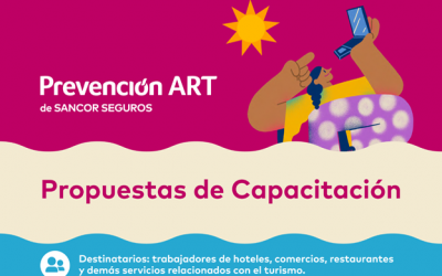Prevención ART ofrece capacitaciones a los trabajadores del sector turístico