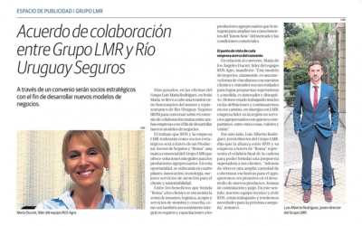 Acuerdo de colaboración entre Grupo LMR y Río Uruguay Seguros