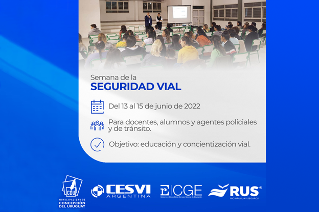 Del 13 al 15 de junio se realiza la Semana de la Seguridad Vial