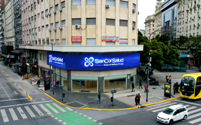 SanCor Salud consolida su presencia en todo el país con un espacio insignia frente al Obelisco