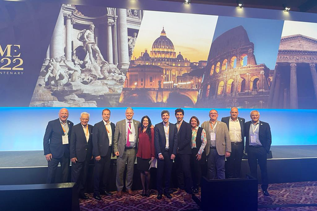 ADIRA llegó a Roma para presentar el Congreso Mundial del sector de seguros 2024 que se realizará en Buenos Aires