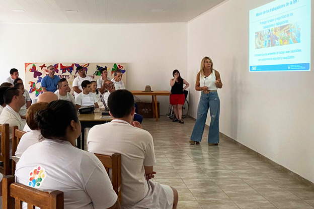 El Programa “Aprender a Prevenir” de la SRT capacitó en San Andrés de Giles