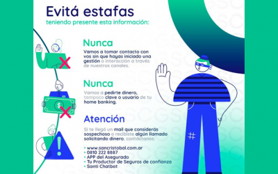 San Cristóbal Seguros comparte recomendaciones para evitar estafas en línea