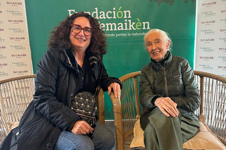 RUS presente en Temaikèn junto a la Dra. Jane Goodall